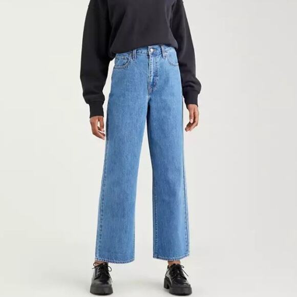 Levi's Denim - Levi’s Jeans High Waisted Straight Leg Dark Denim Wash Blue Women's Size 29
